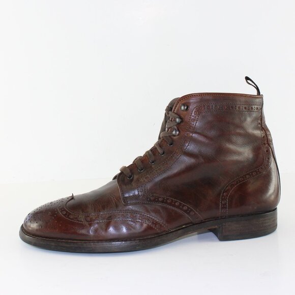 To Boot New York Adam Derrick Leather Oxford Ankle Boot Shoe Mens(US 10.5/EU 44) - Picture 3 of 11